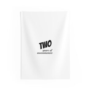 Two Years of Awesomeness Wall Tapestry
