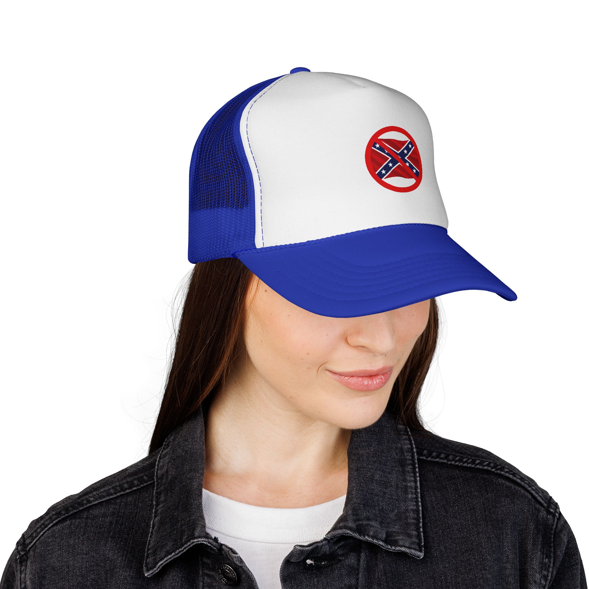 Trucker Cap — No Confederate Flag Embroidered Patch WILOMART - Image 9