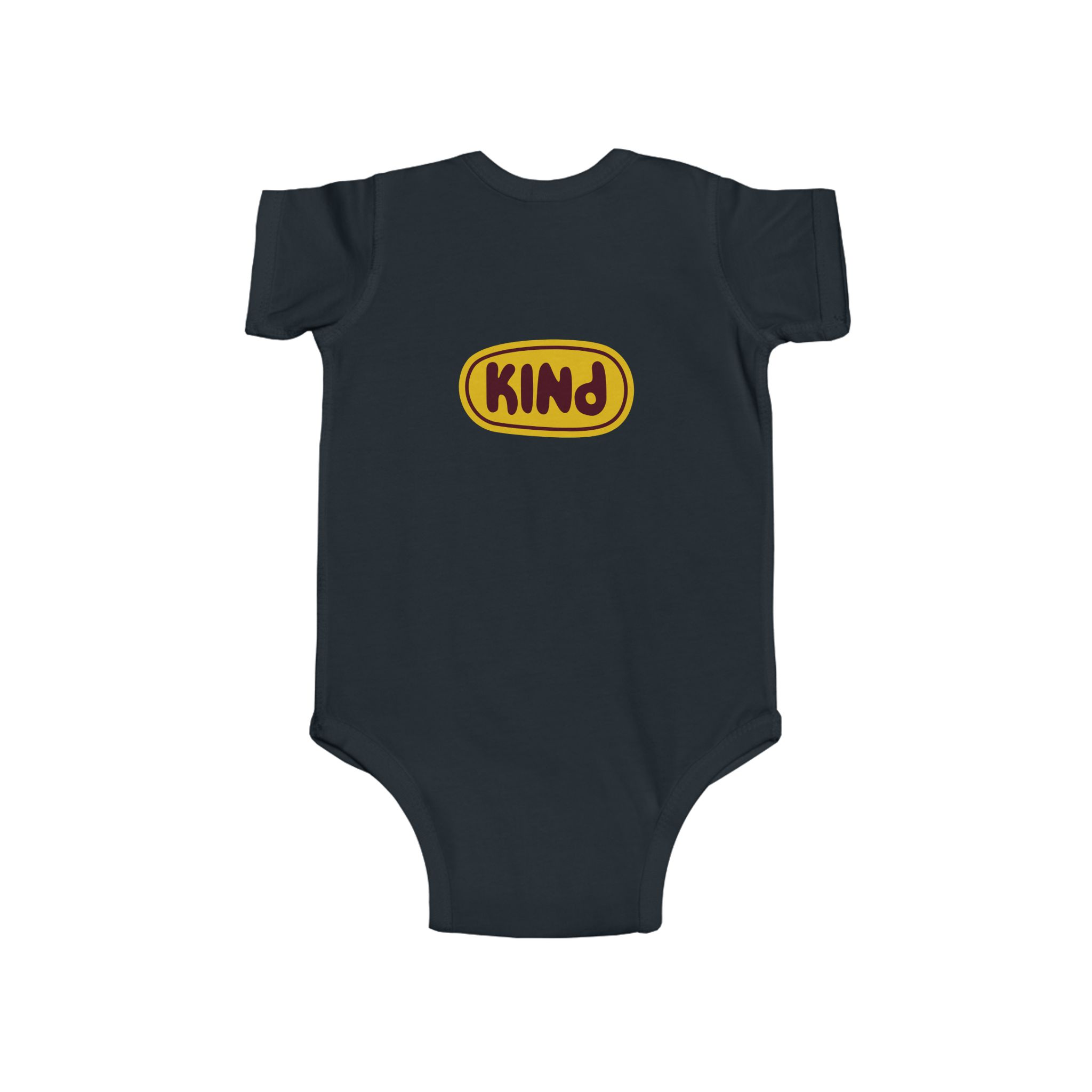 Kind Baby Bodysuit – Soft Infant Onesie with Retro 'KIND' Badge WILOMART - Image 5