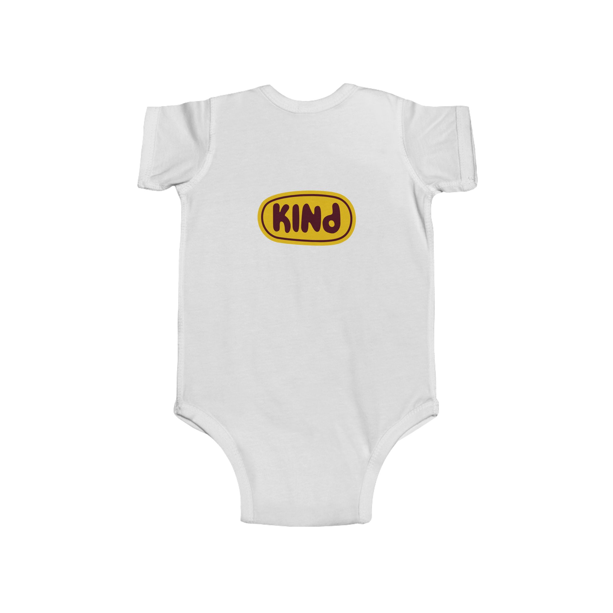 Kind Baby Bodysuit – Soft Infant Onesie with Retro 'KIND' Badge WILOMART - Image 2