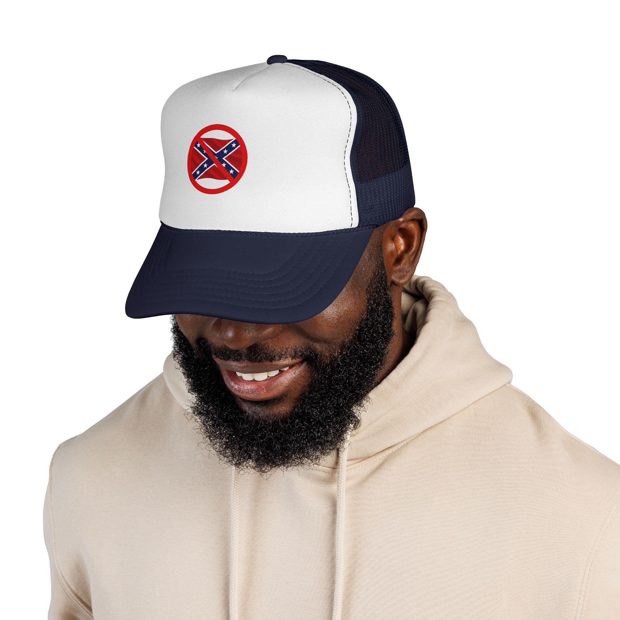 Trucker Cap — No Confederate Flag Embroidered Patch WILOMART - Image 5