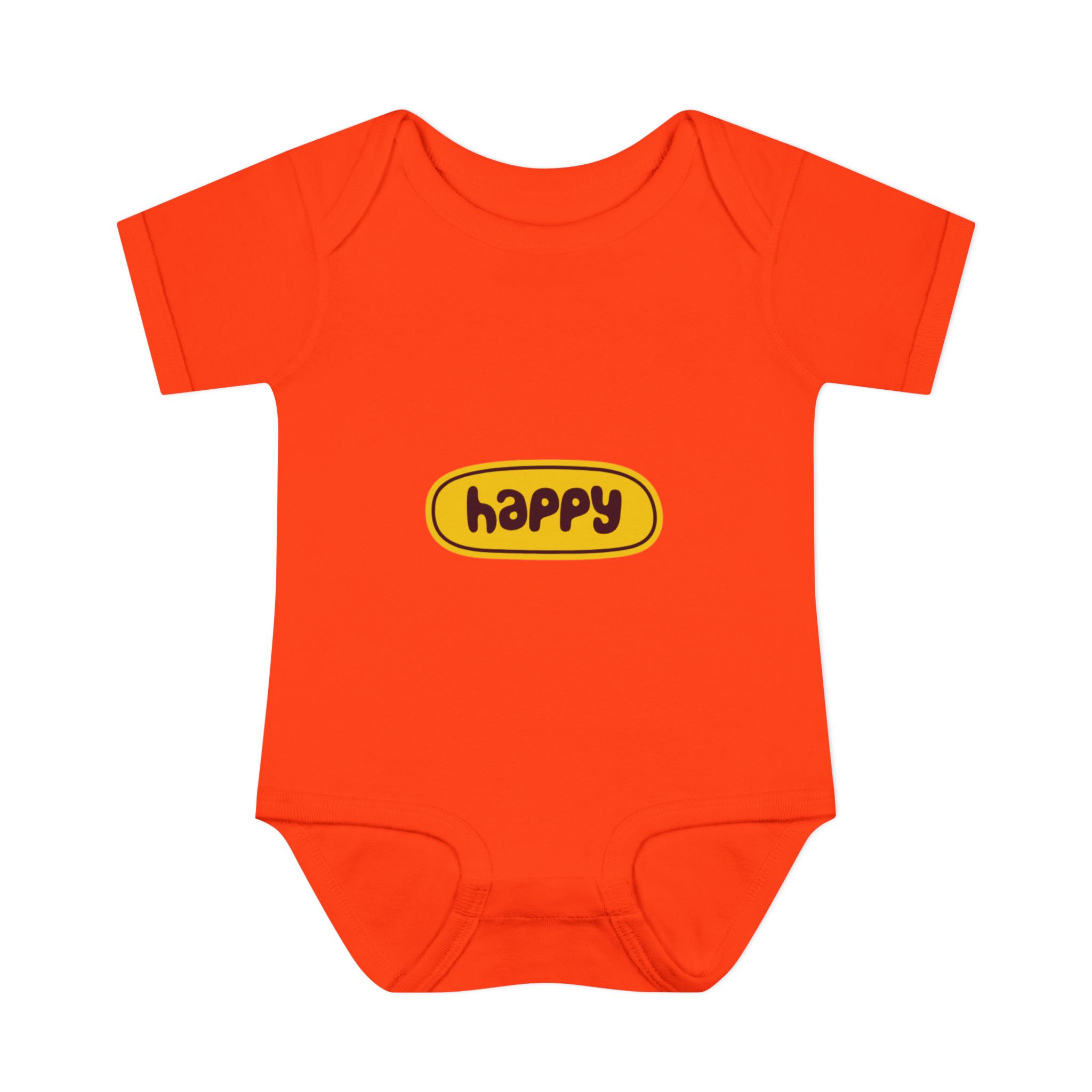 Happy Baby Bodysuit — Infant Rib One-Piece WILOMART - Image 4