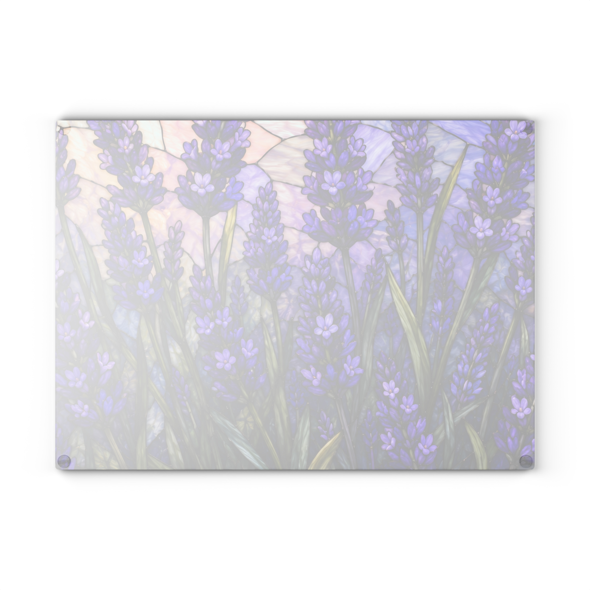 Lavender Fields Glass Cutting Board — Decorative Floral Kitchen Board WILOMART - Image 8