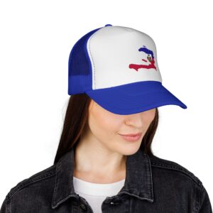 Haiti Flag Map Trucker Hat — Haitian Pride Mesh Cap WILOMART