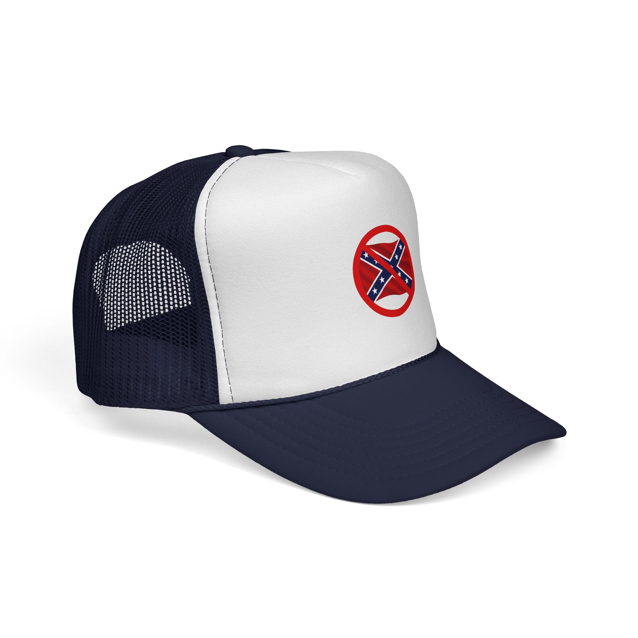 Trucker Cap — No Confederate Flag Embroidered Patch WILOMART - Image 2