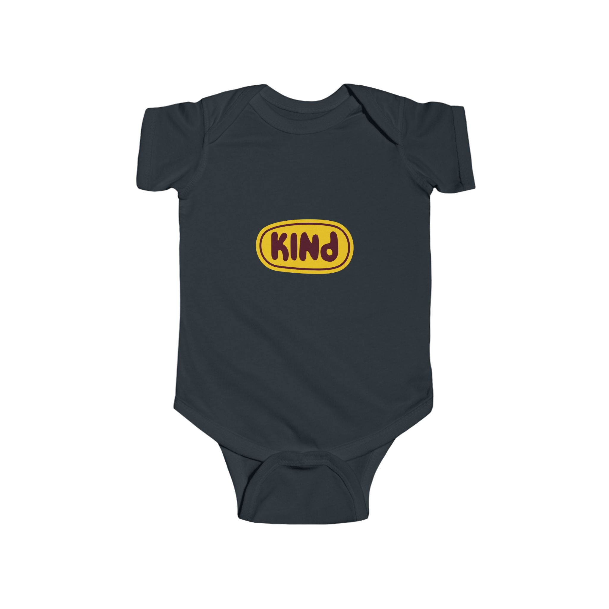 Kind Baby Bodysuit – Soft Infant Onesie with Retro 'KIND' Badge WILOMART - Image 4