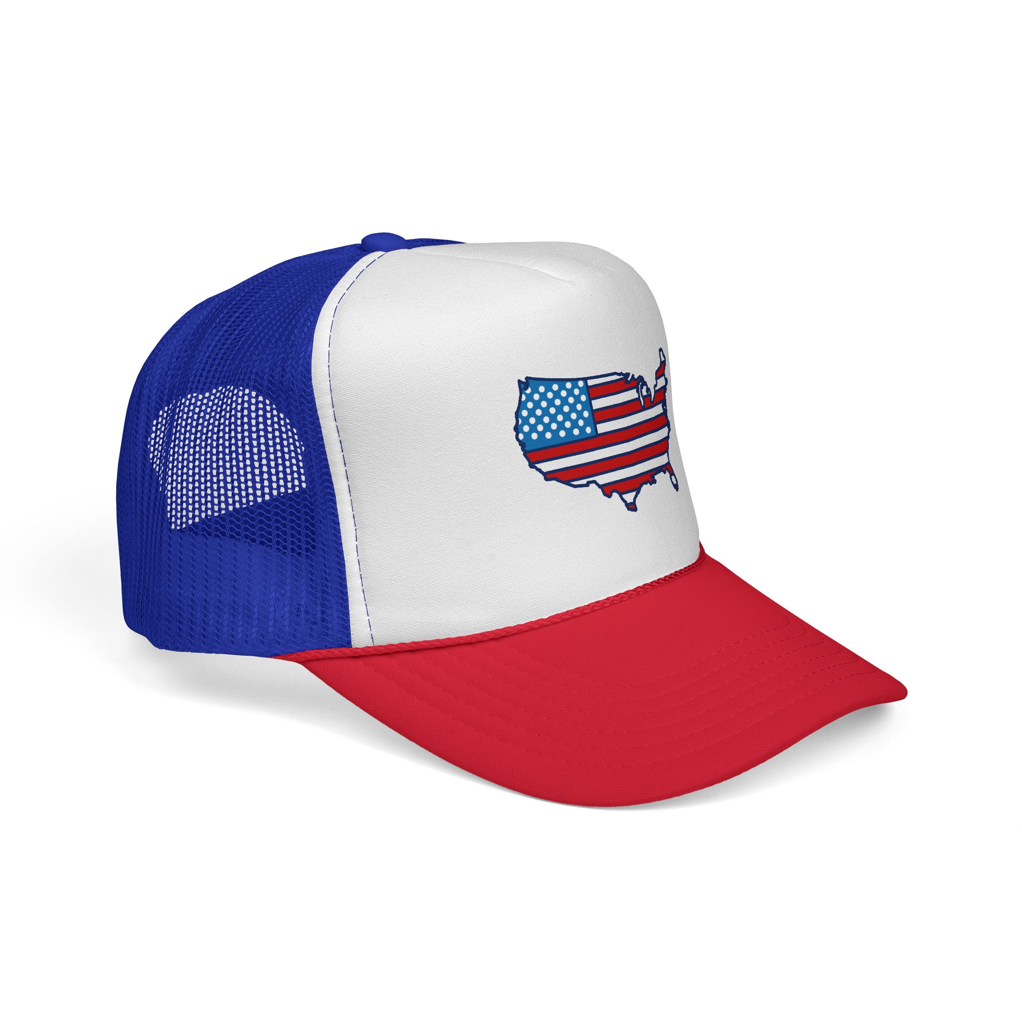 American Flag USA Map Trucker Cap WILOMART - Image 12