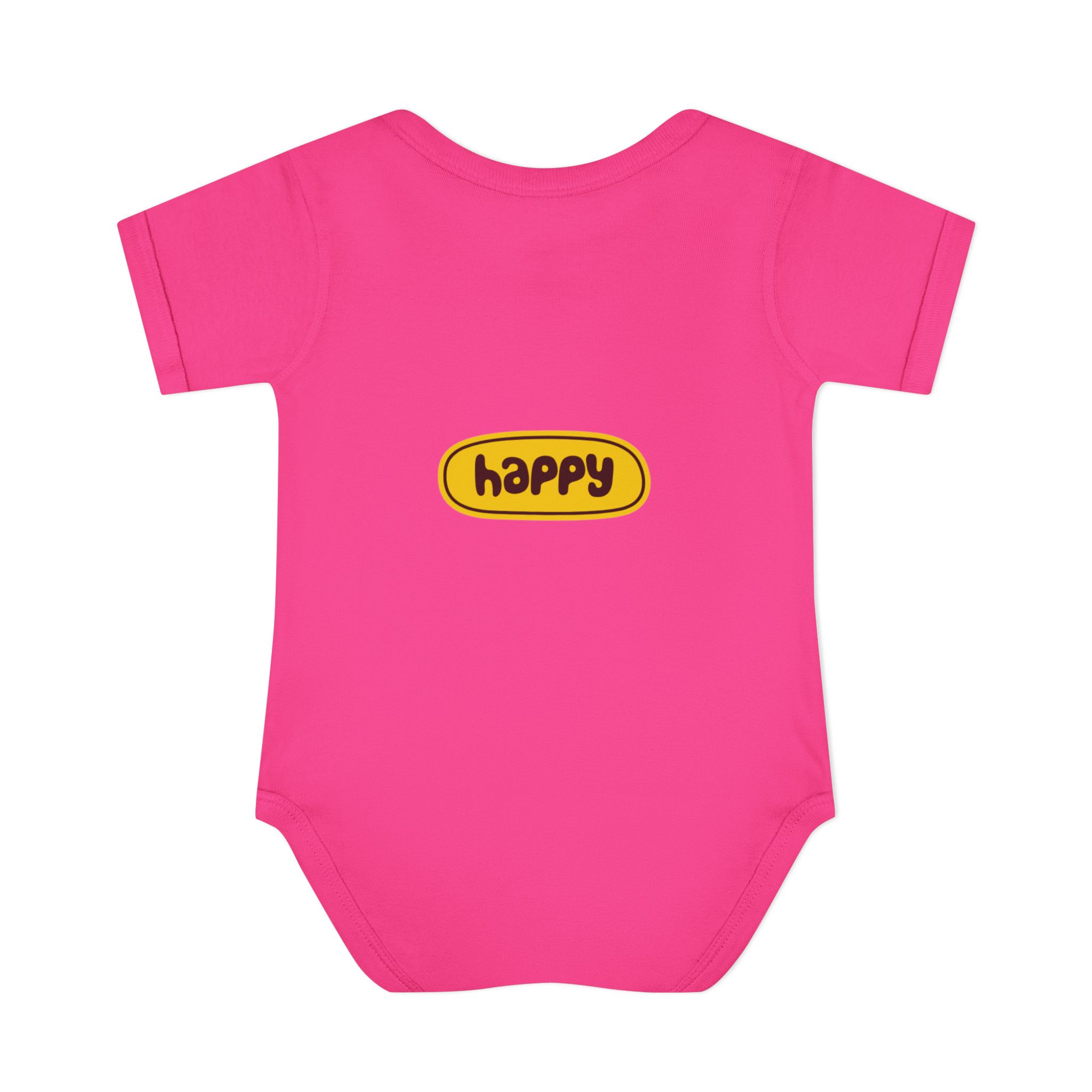 Happy Baby Bodysuit — Infant Rib One-Piece WILOMART - Image 14