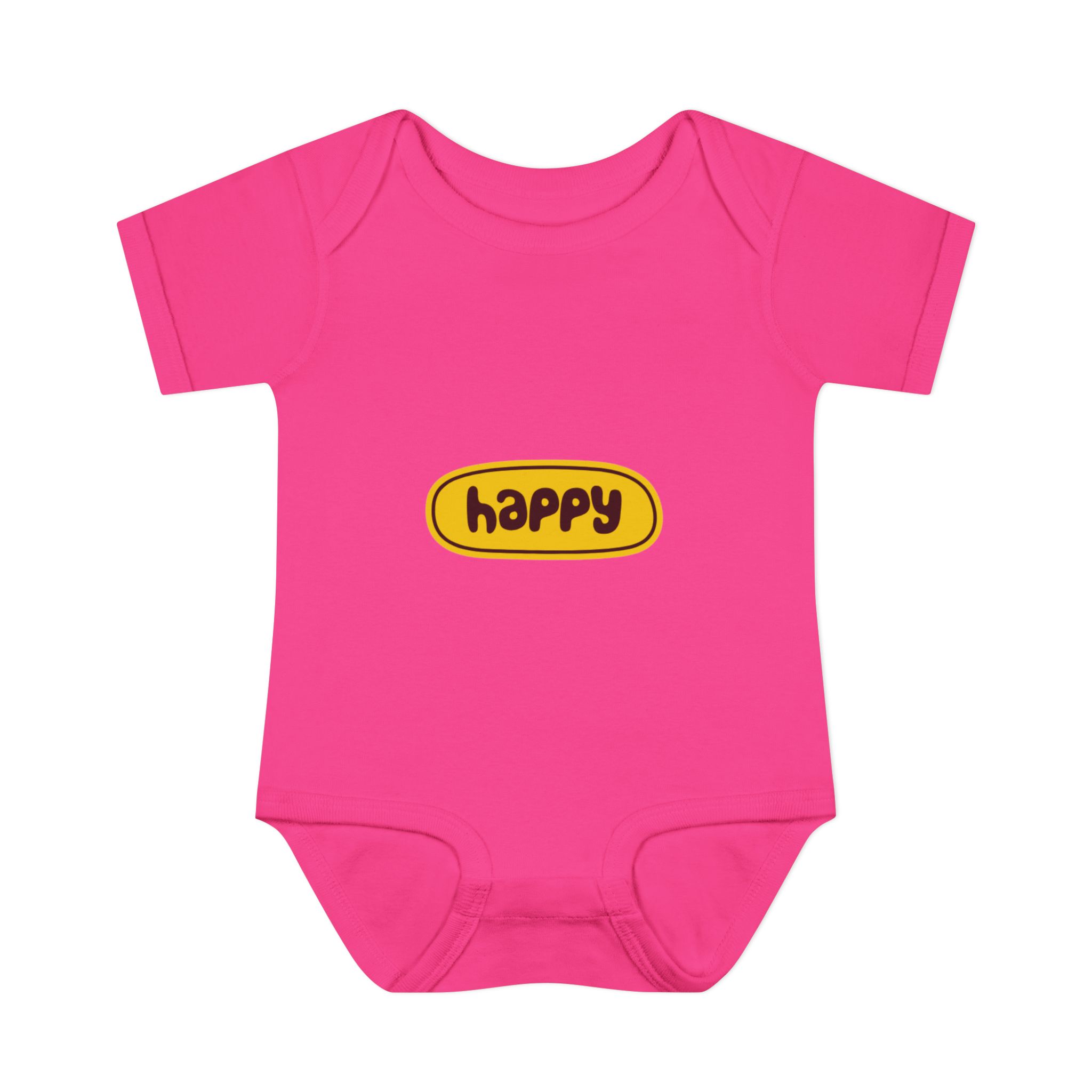 Happy Baby Bodysuit — Infant Rib One-Piece WILOMART - Image 13