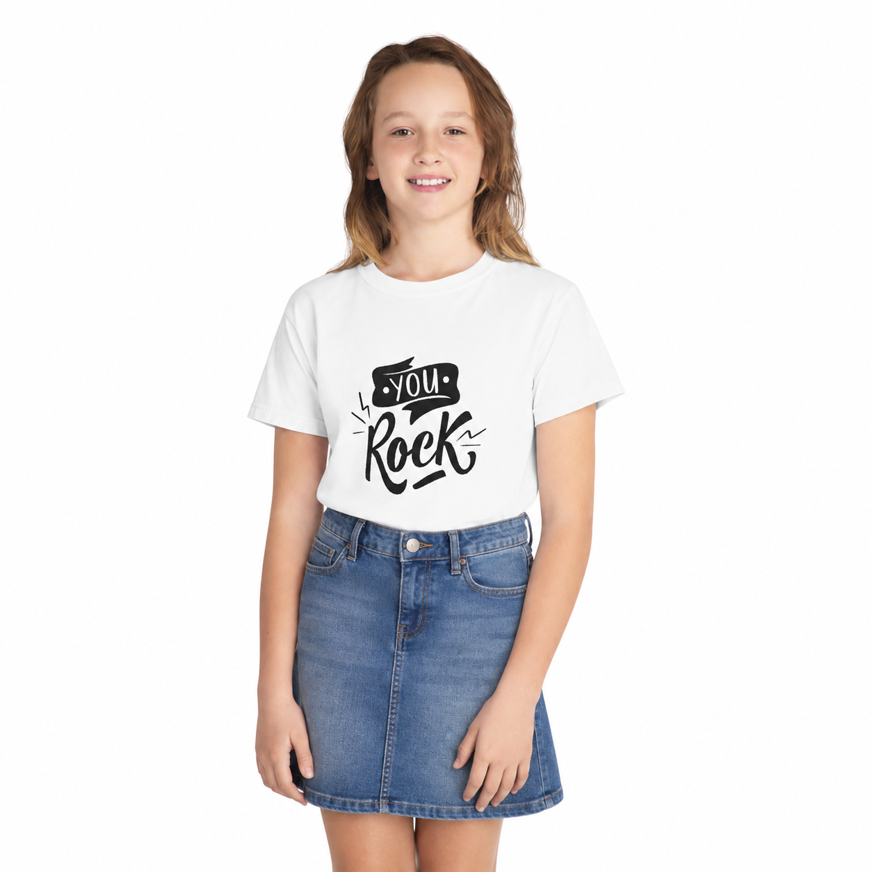 You Rock Youth T-Shirt — Inspirational Kids Graphic Tee Janette's Corner - Janette Mart - Image 2