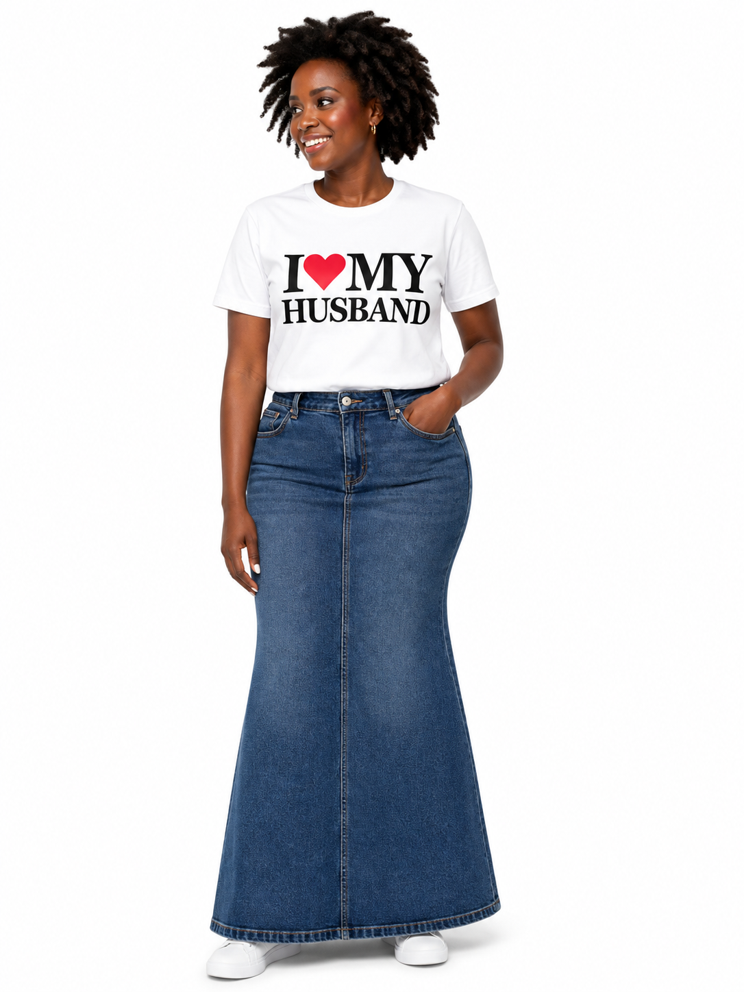 I ♥ MY HUSBAND T-Shirt | Heart My Husband T-Shirt - Image 2