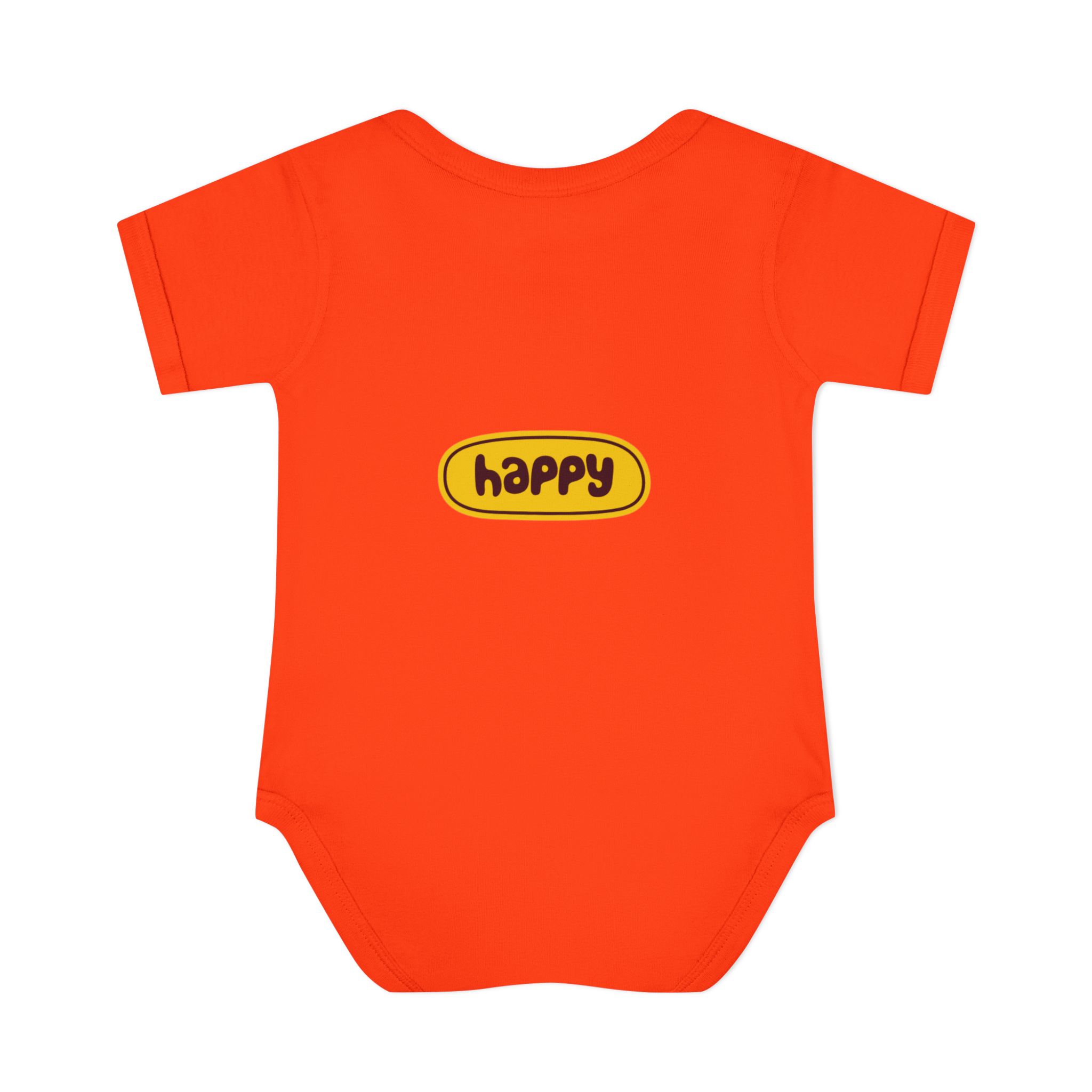 Happy Baby Bodysuit — Infant Rib One-Piece WILOMART - Image 5