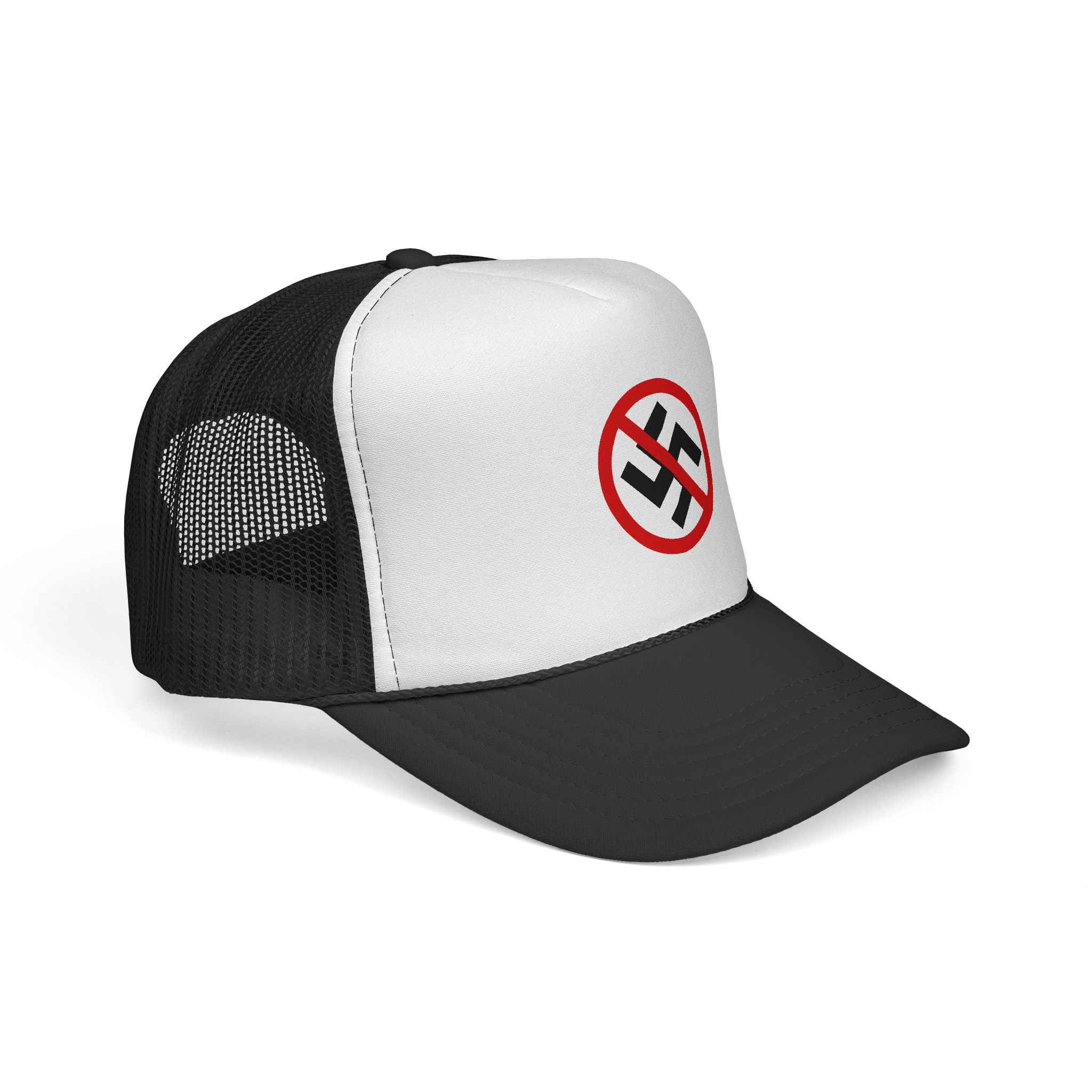 Trucker Cap — Anti-Nazi No Swastika Logo WILOMART - Image 3