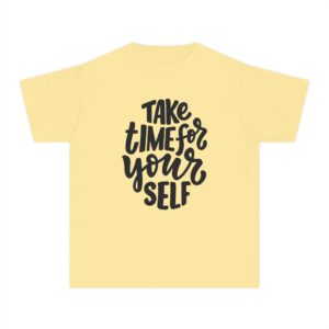 Take Time for Yourself shirt | Youth tee, self care typography WILOMART