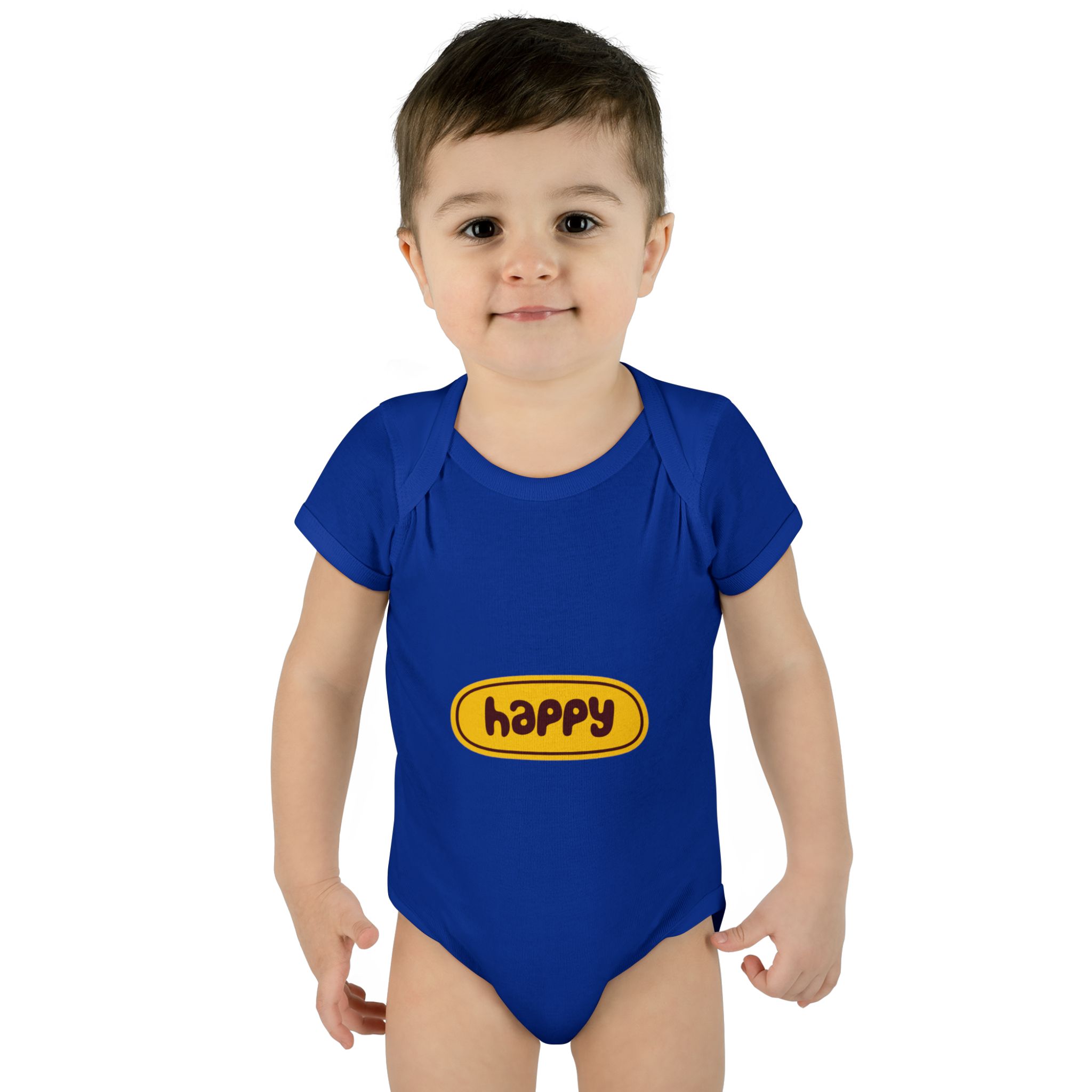 Happy Baby Bodysuit — Infant Rib One-Piece WILOMART - Image 9